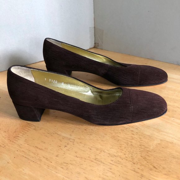 Vtg Louis Feraus Boutique low pump zebra print AA - Picture 4 of 7